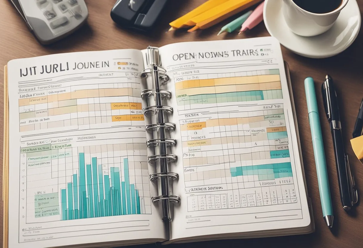 bullet journal savings tracker