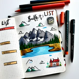 Bullet Journal bucket list