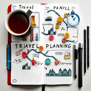 Travel Planning bullet journal ideas